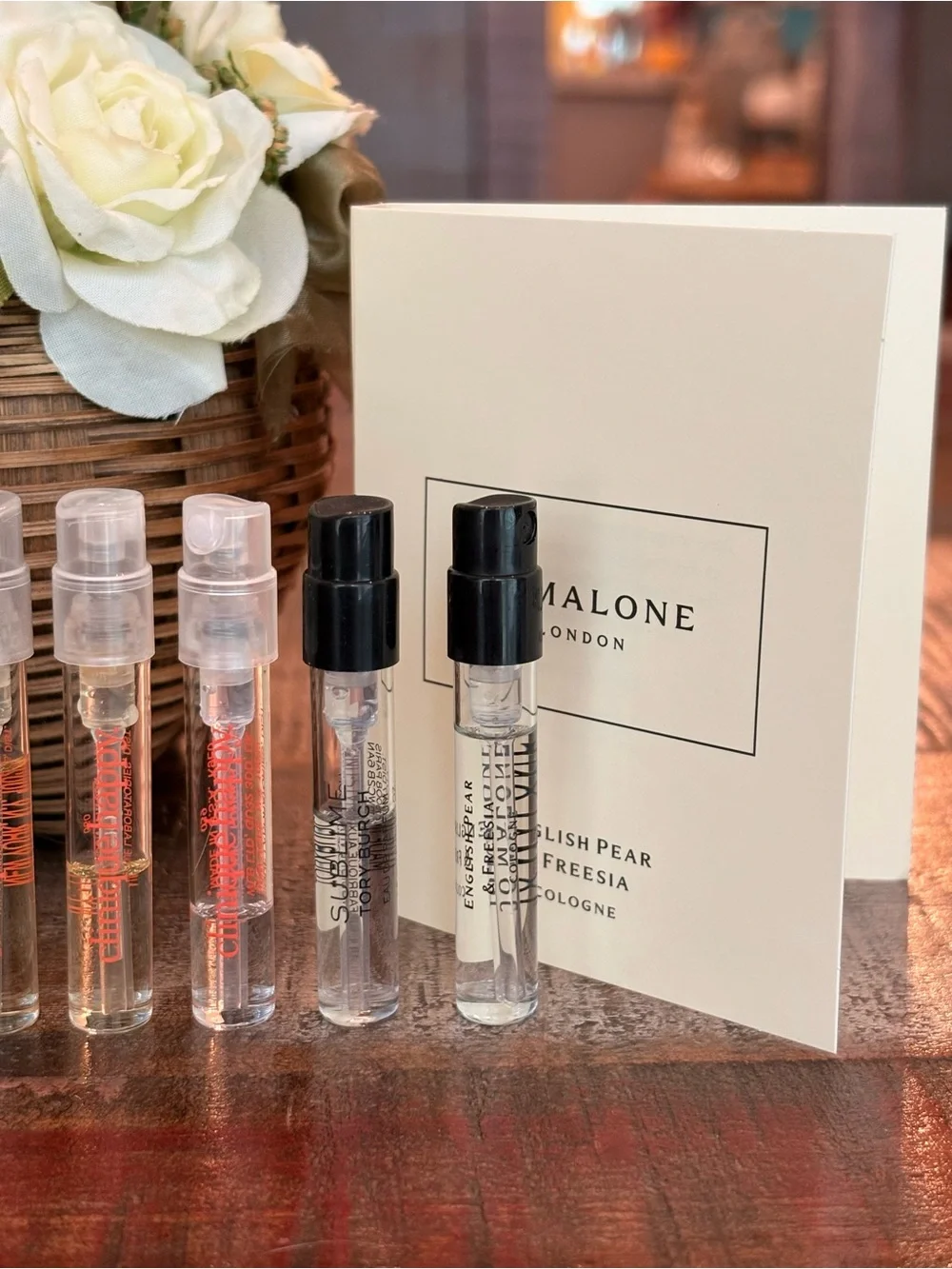 Twelve (12) FRAGRANCE Samples TORY BURCH, ATELIER, ARMANI, JO MALONE & More!